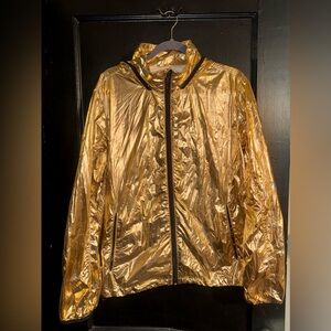 American Eagle Outfitters Gold Windbreaker